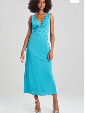 Natori Aphrodite Slip Dess In Blue NWT